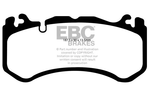 EBC DP41939R Комплект тормозных колодок,