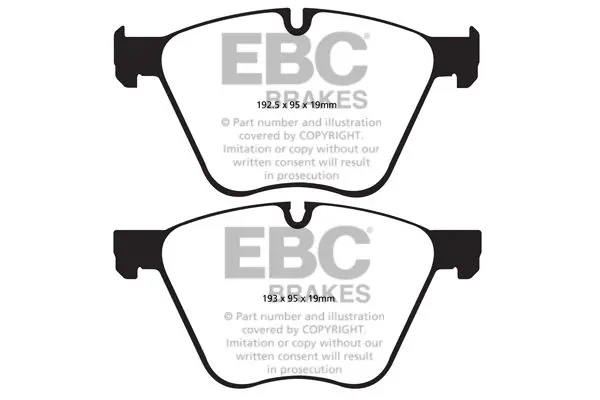 EBC DP42007R Комплект тормозных колодок,