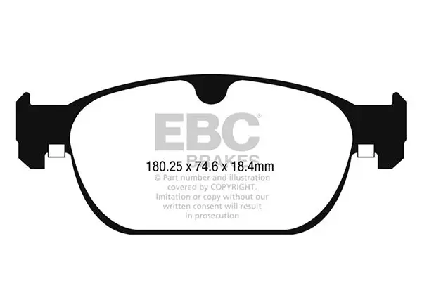 EBC DP42260R Комплект тормозных колодок,