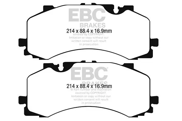 EBC DP42279R Комплект тормозных колодок,