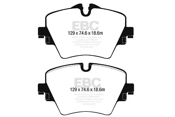 EBC DP42245R Комплект тормозных колодок,