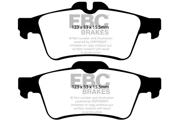 EBC DP41749R Комплект тормозных колодок,
