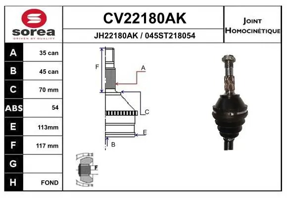 CV22180AK 