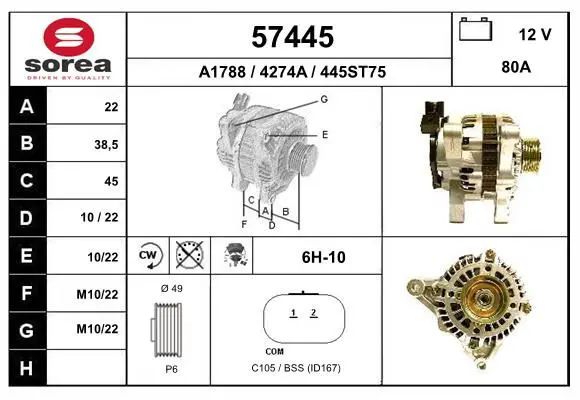 57445 