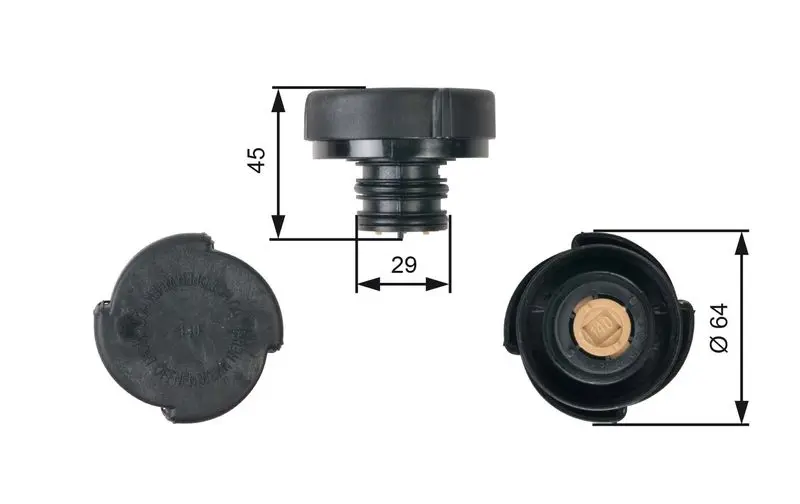 Gates RC207 (7410-30034) КРЫШКА