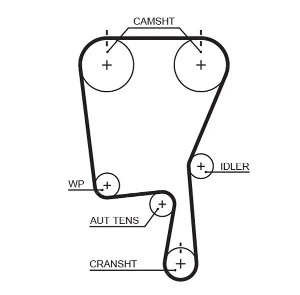 Gates 5490XS Ремень ГРМ VW Polo 1,4 -02