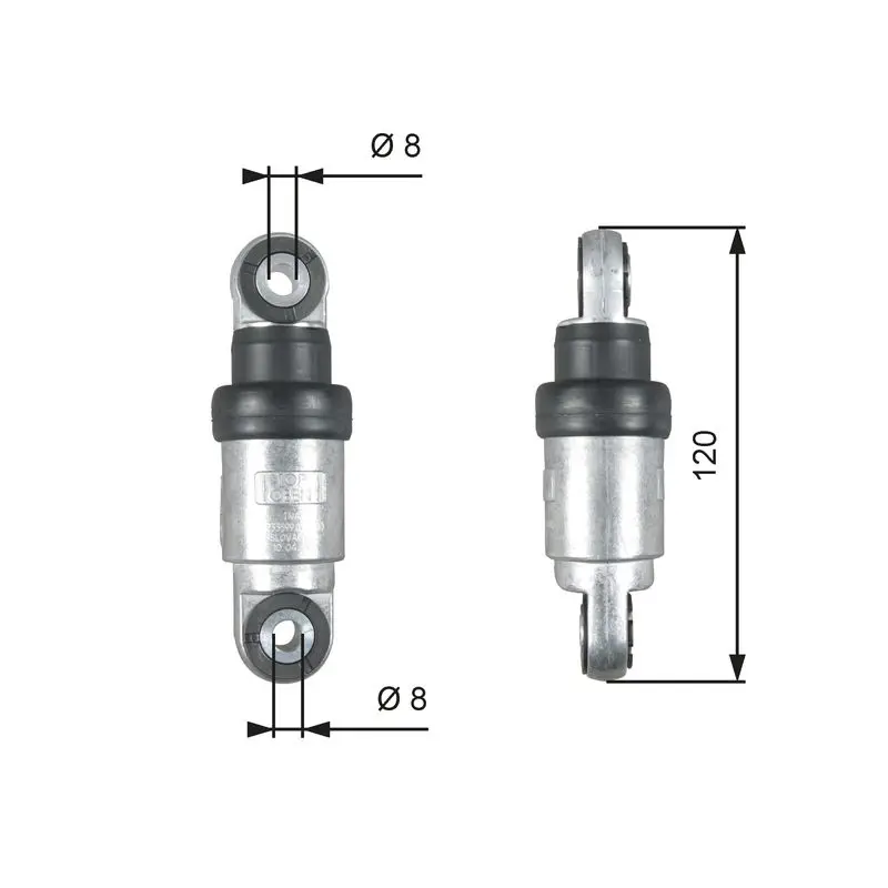 GATES T39215 Амортизатор ролика