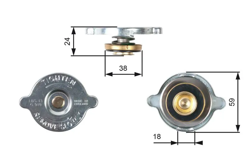 GATES RC115 (7410-30015) Крышка