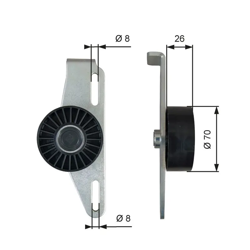 Gates T39393 Ролик натяжителя