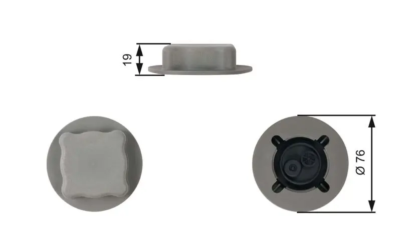 Gates RC206 Крышка расширительного бачка 