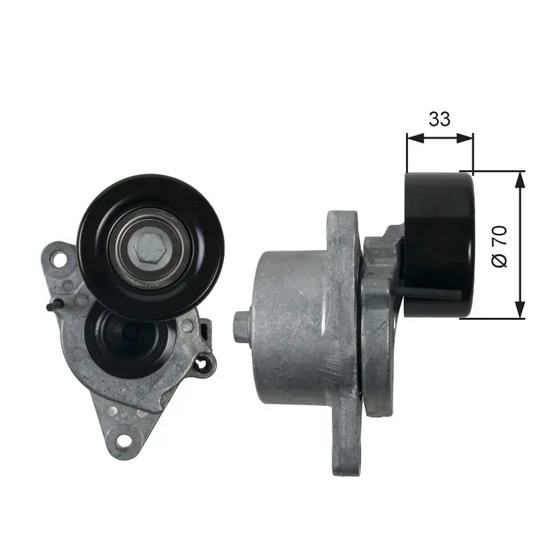 Gates T39170 Ролик натяжной