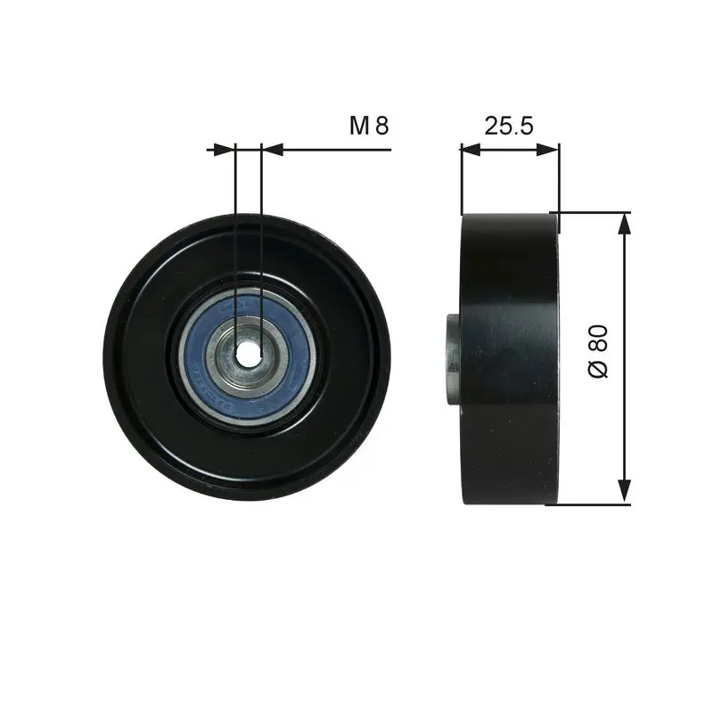 GATES T38089 Ролик