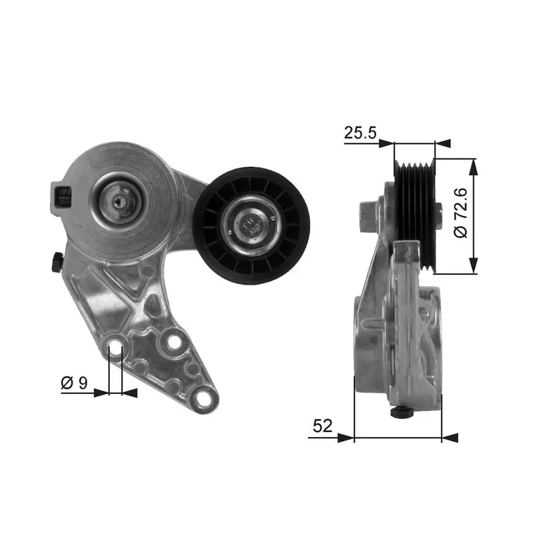Gates T38377 Натяжитель ремня приводного VW