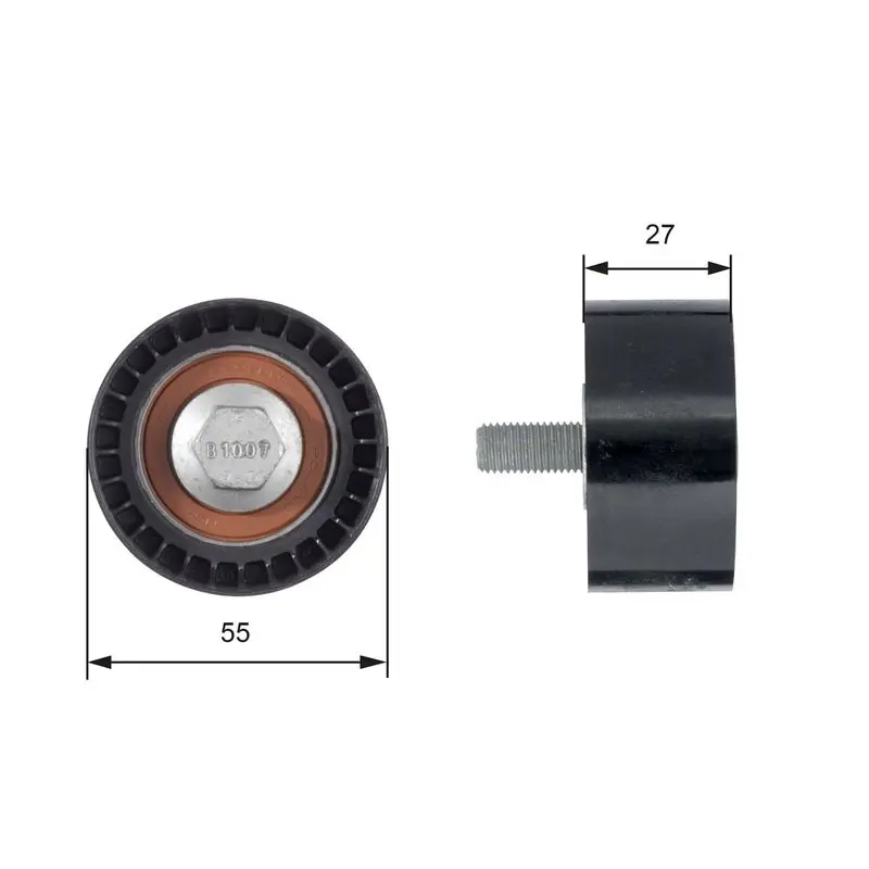 Gates T42150 Ролик обводной ремня ГРМ
