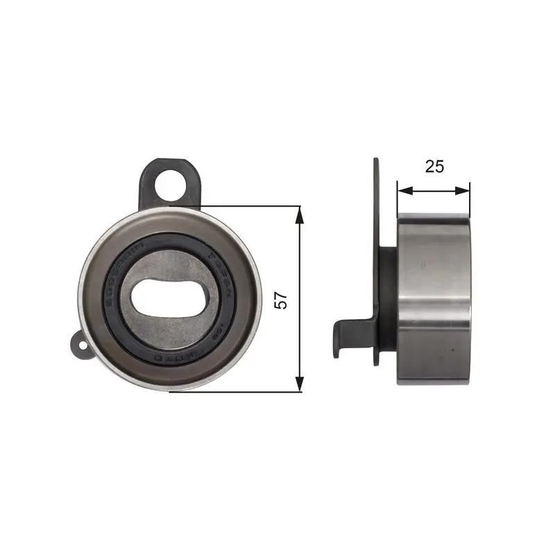 Gates T41072 Натяжитель ремня ГРМ T41072