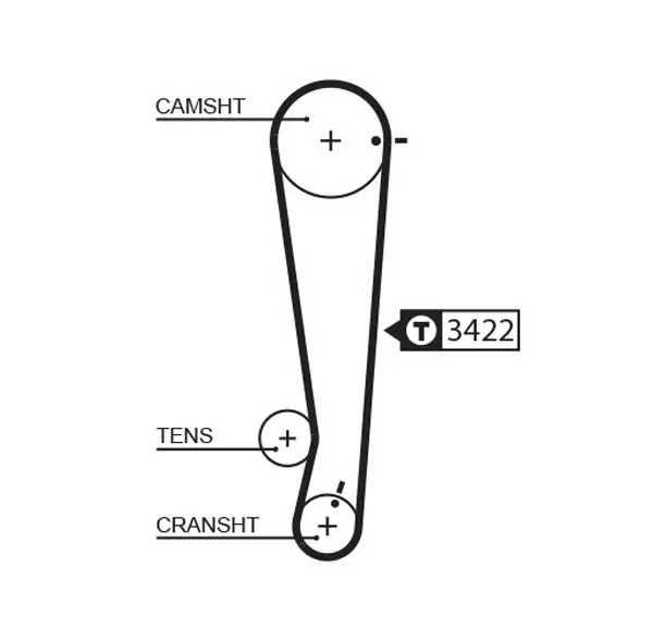 Gates 5511XS Ремень ГРМ HYUNDAI GETZ, i10,