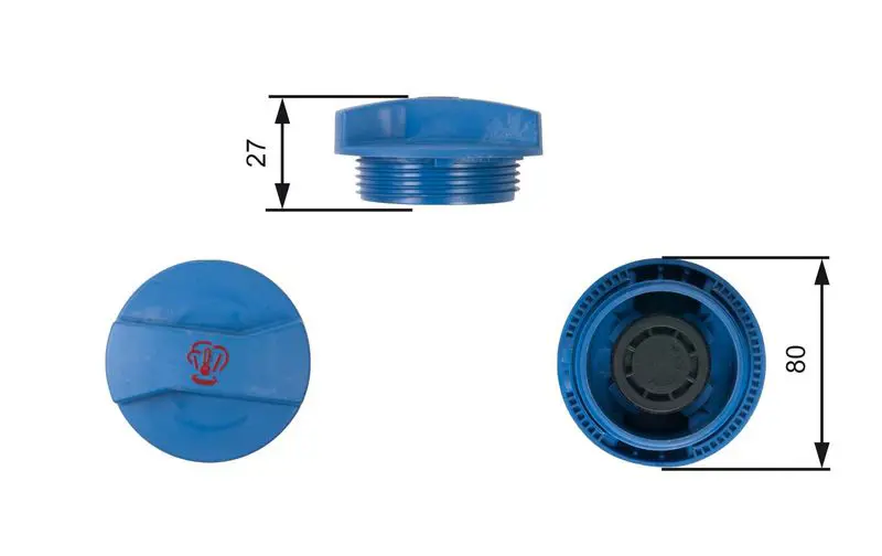 GATES RC211 Крышка расширительного бачка