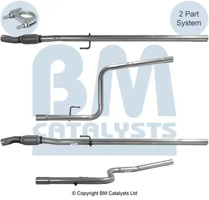 BM CATALYSTS BM50771 Труба выхлопного газа