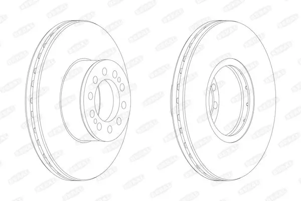 BERAL BCR330A Диск тормозной 17.5