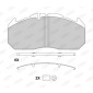 BCV29030BK Комплект тормозных колодок,