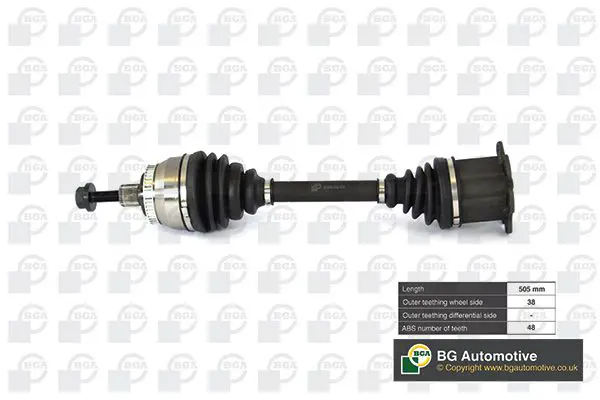 Bga DS2305 ПОЛУОСЬ Volkswagen Sharan