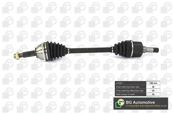 Bga DS2320LA ПОЛУОСЬ Ford Transit