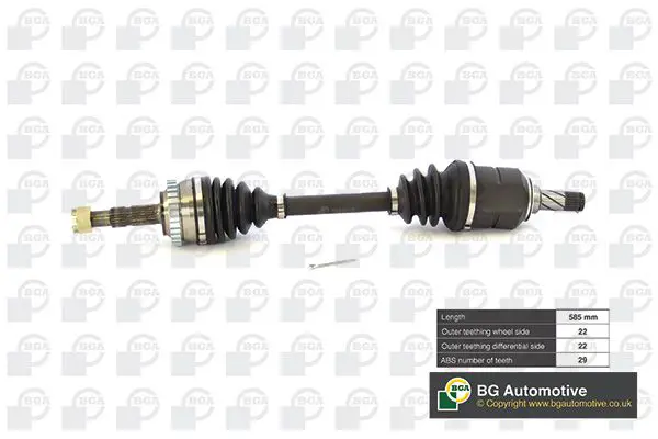 DS9500LA ПОЛУОСЬ Opel / Vauxhall Astra