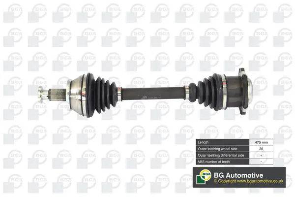 Bga DS9628L ПОЛУОСЬ Volkswagen Polo
