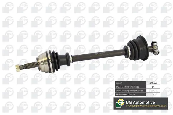 Bga DS7300L Приводной вал
