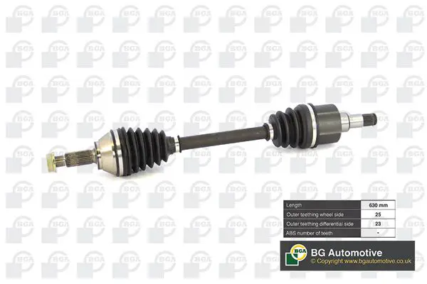 BGA DS2301L ПОЛУОСЬ Ford Fiesta 2004-2009,
