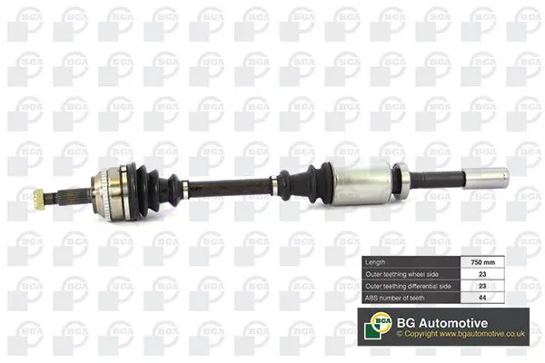 BGA DS7303RA ПОЛУОСЬ Renault Megane