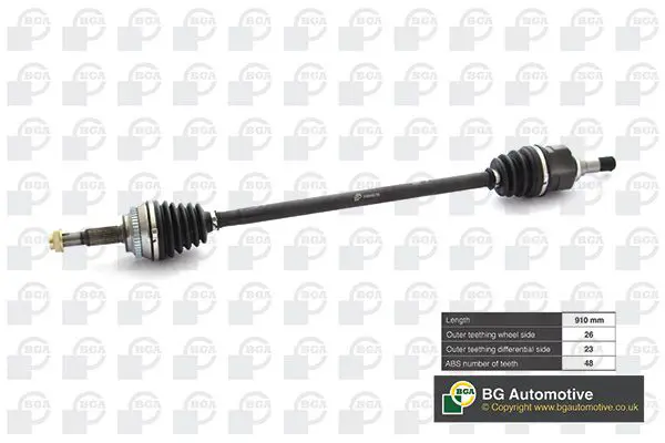 BGA DS7610R Приводной вал