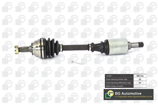 BGA DS1410L Приводной вал