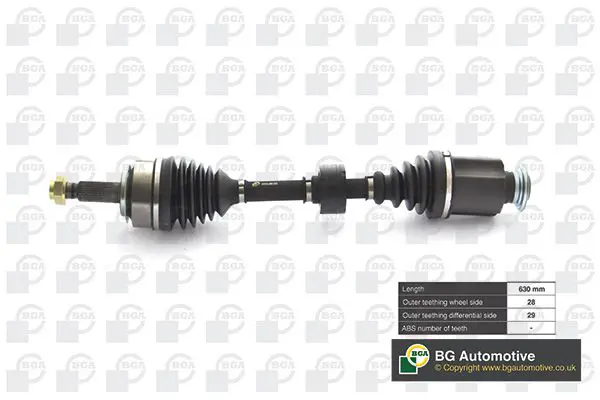 BGA DS2519R Приводной вал