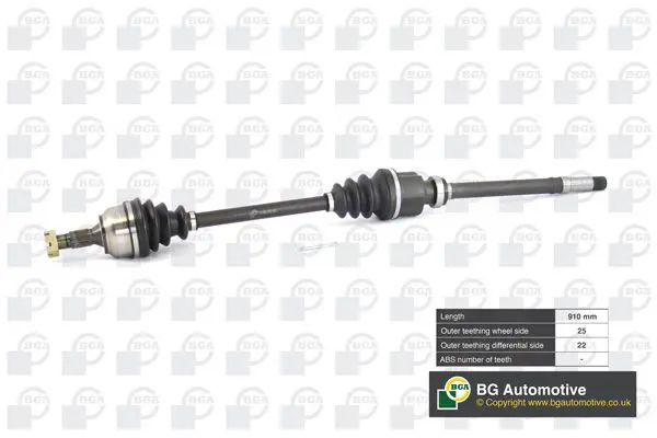 BGA DS6724RA ПОЛУОСЬ Peugeot 307 2005-2009