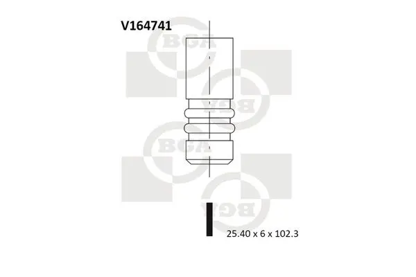 V164741 Выпускной клапан