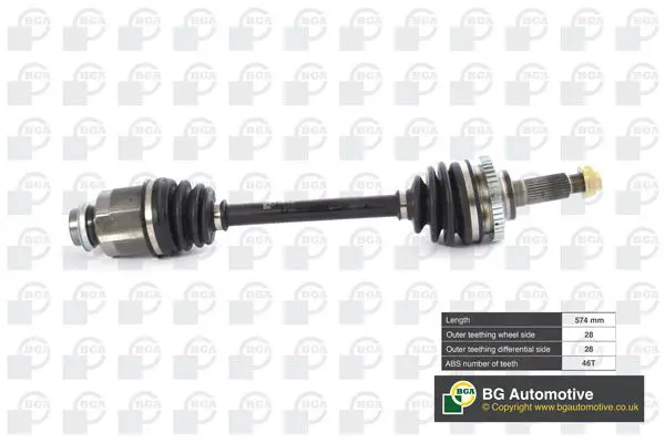 DS3605 Полуось kia shuma ga6d 2001