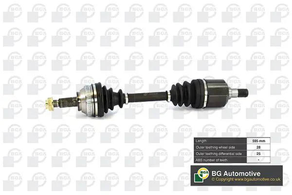 DS7513R Вал приводной передний правый