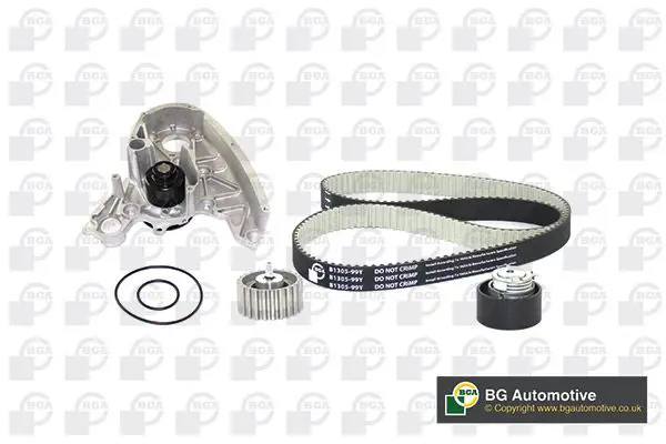 BGA TB2204CPK Комплект ГРМ с водяным насосом