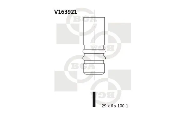 BGA V163921 Выпускной клапан BMW [N46 B20