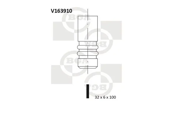 V163910 Впускной клапан