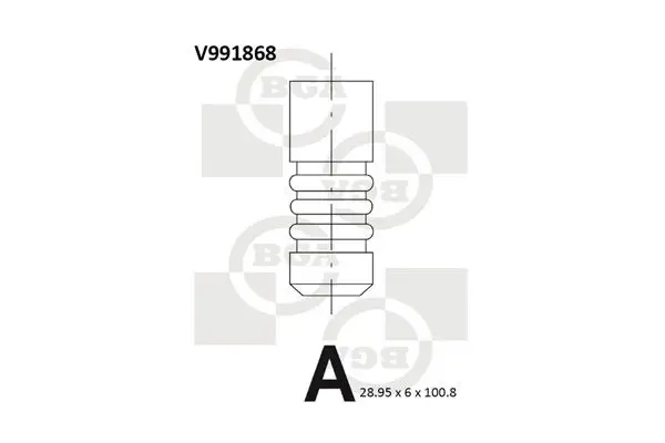 BGA V991868 Клапан выпускной