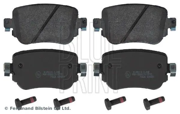 BLUE PRINT ADV184250 Комплект тормозных колодок,
