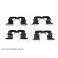 ADT348604 Accessory kit, disc brake pads