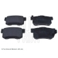 ADH24250 Blue Print Колодки тормозные дисковые