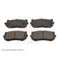 ADG04266 BLUE PRINT Колодки тормозные KIA