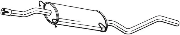 BOSAL 287433 Резонатор MB VITO 2.2CDi 03-
