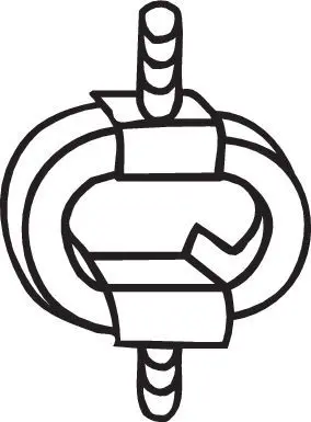255-511 Подвеска глушителя NISSAN