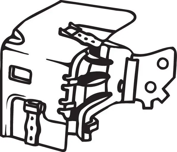 BOSAL 255204 Кронштейн RENAULT глушителя