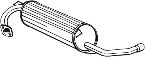 Bosal 278839 ГЛУШИТЕЛЬ ЗАДНЯЯ ЧАСТЬ